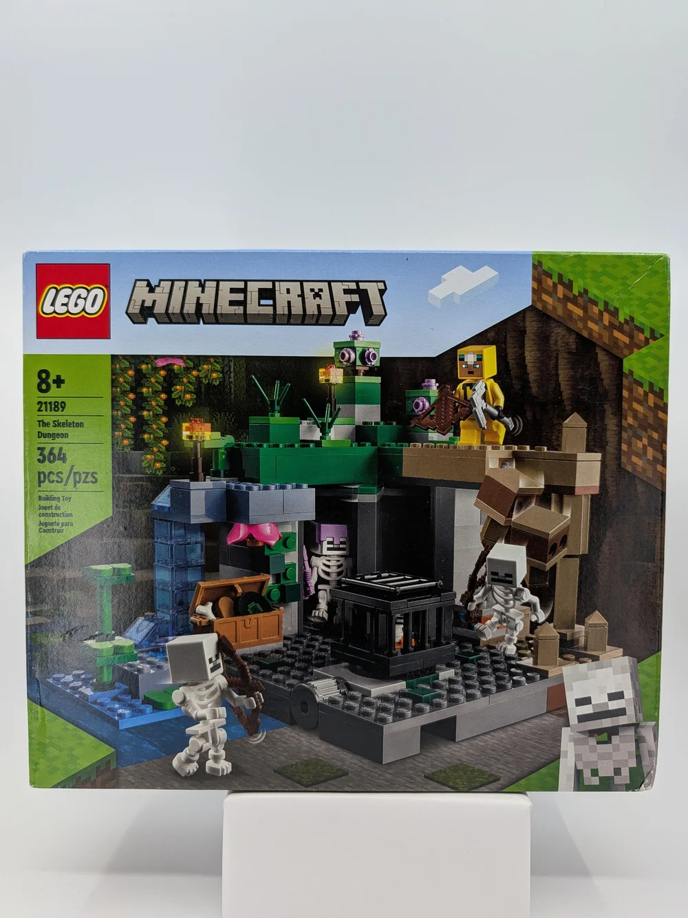 LEGO 21189 Minecraft The Skeleton Dungeon Building Set, Sealed